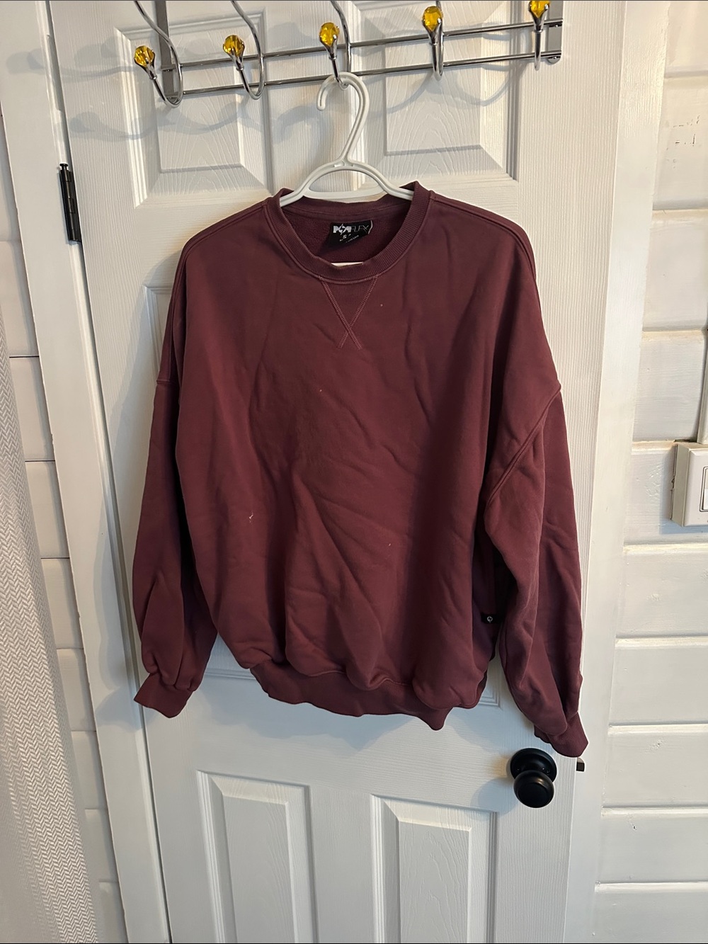 Popflex Cloud Crewneck in Plum